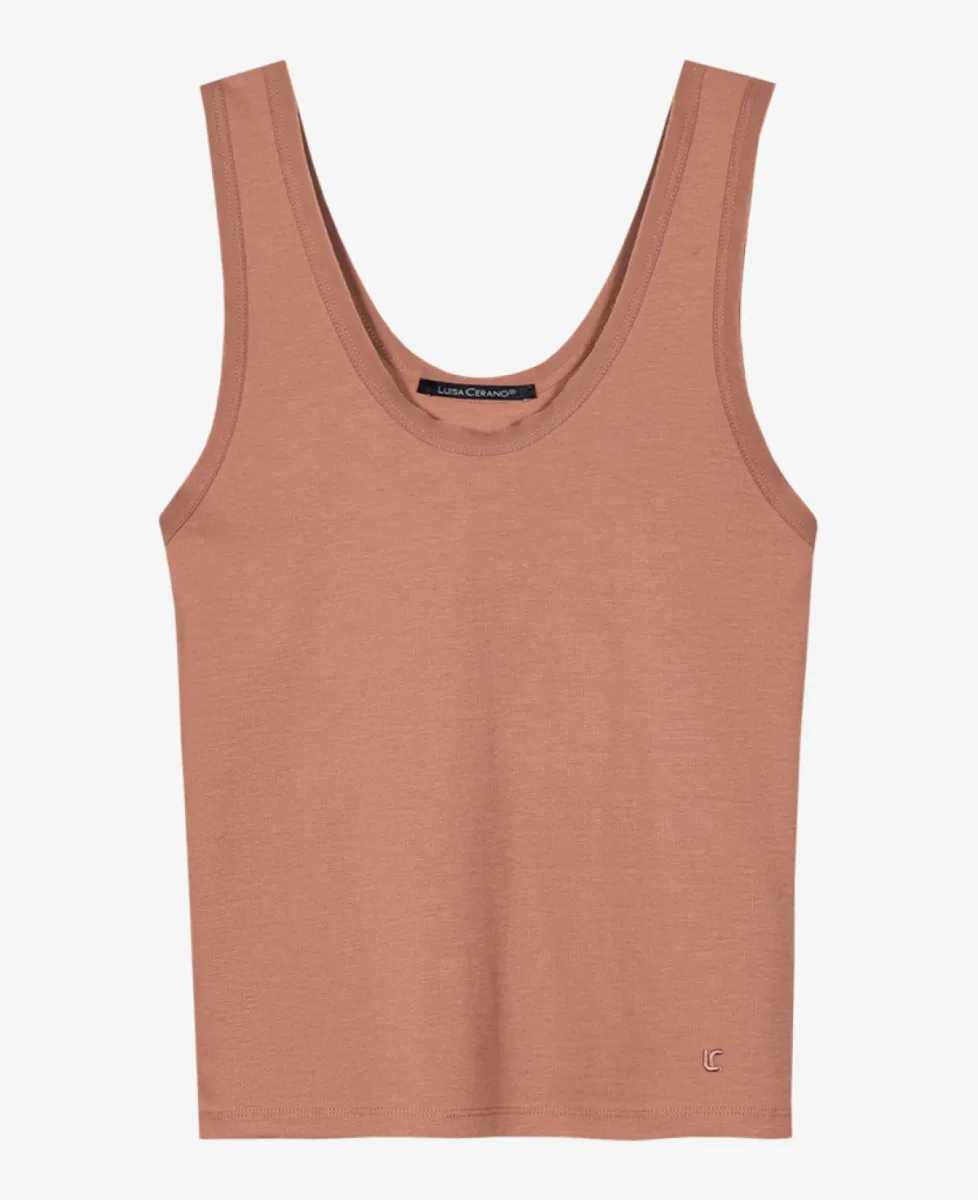 Luisa Cerano T-Shirt - brick 1 Luisa Cerano Luisa Cerano T-Shirt - brick