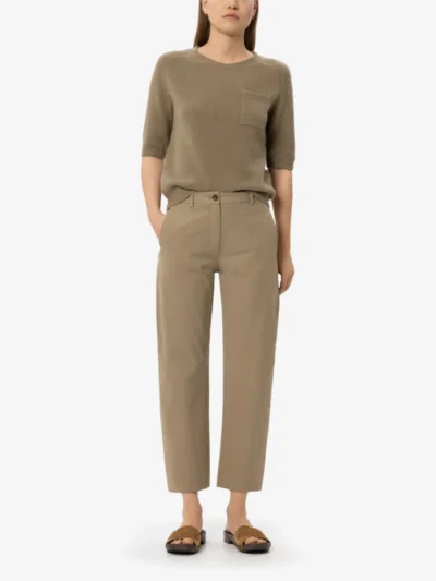 Luisa Cerano Luisa Cerano Baumwoll-Barrelleg-Pants - dried salbei