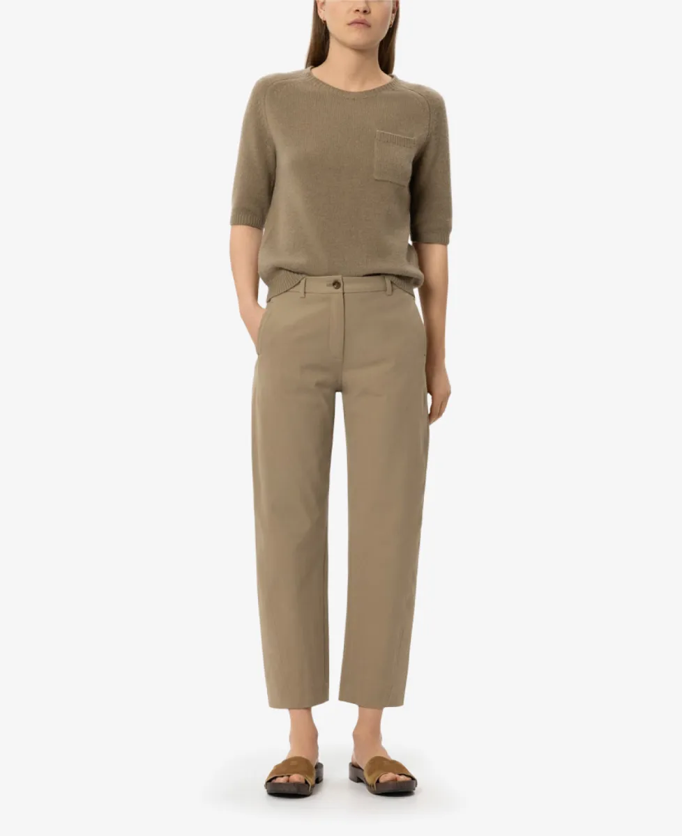 Luisa Cerano Baumwoll-Barrelleg-Pants - dried salbei 2 Luisa Cerano Luisa Cerano Baumwoll-Barrelleg-Pants - dried salbei