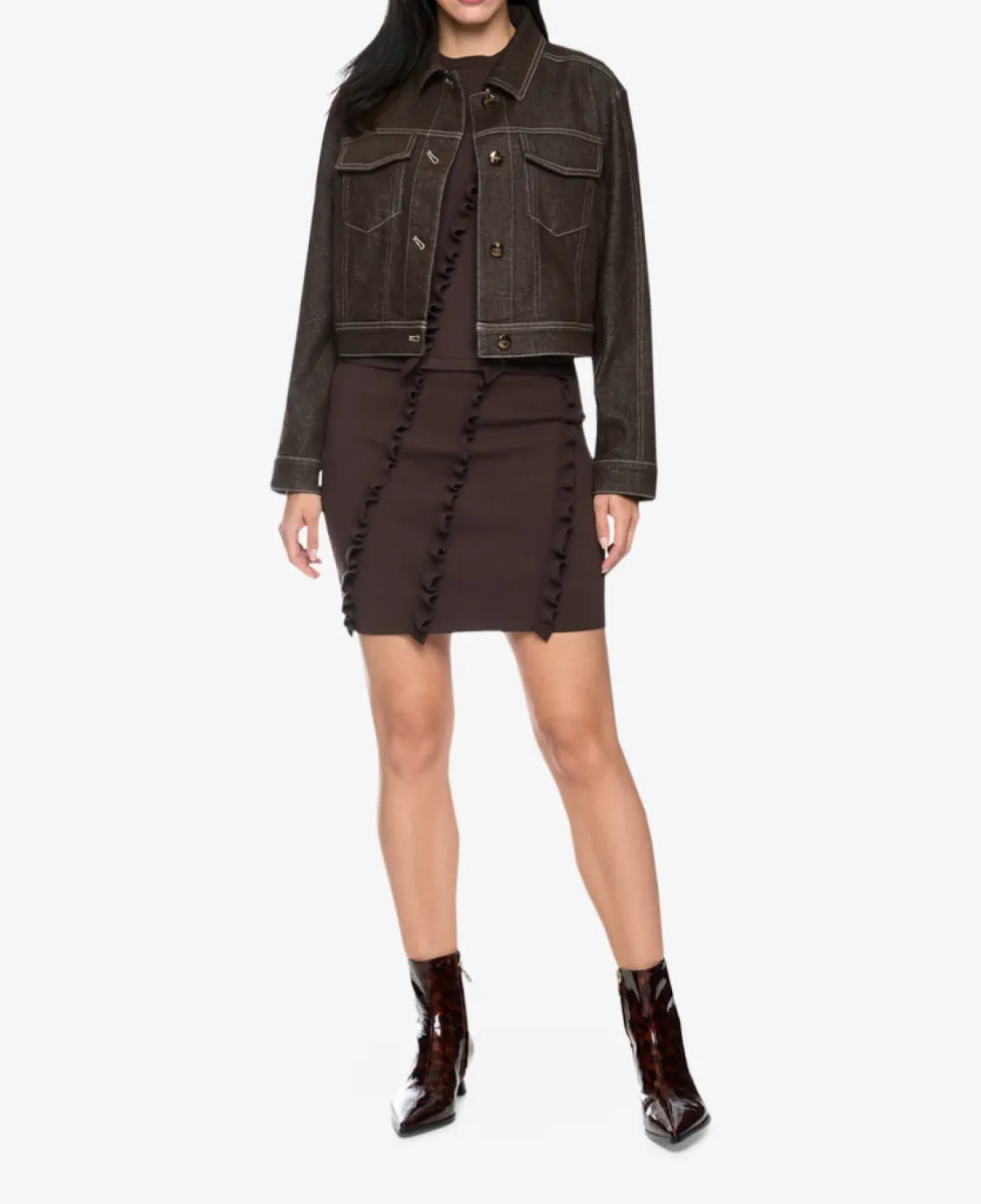 Marc Cain Collections Jacke - seal brown 2 Marc Cain Collections Marc Cain Collections Jacke - seal brown