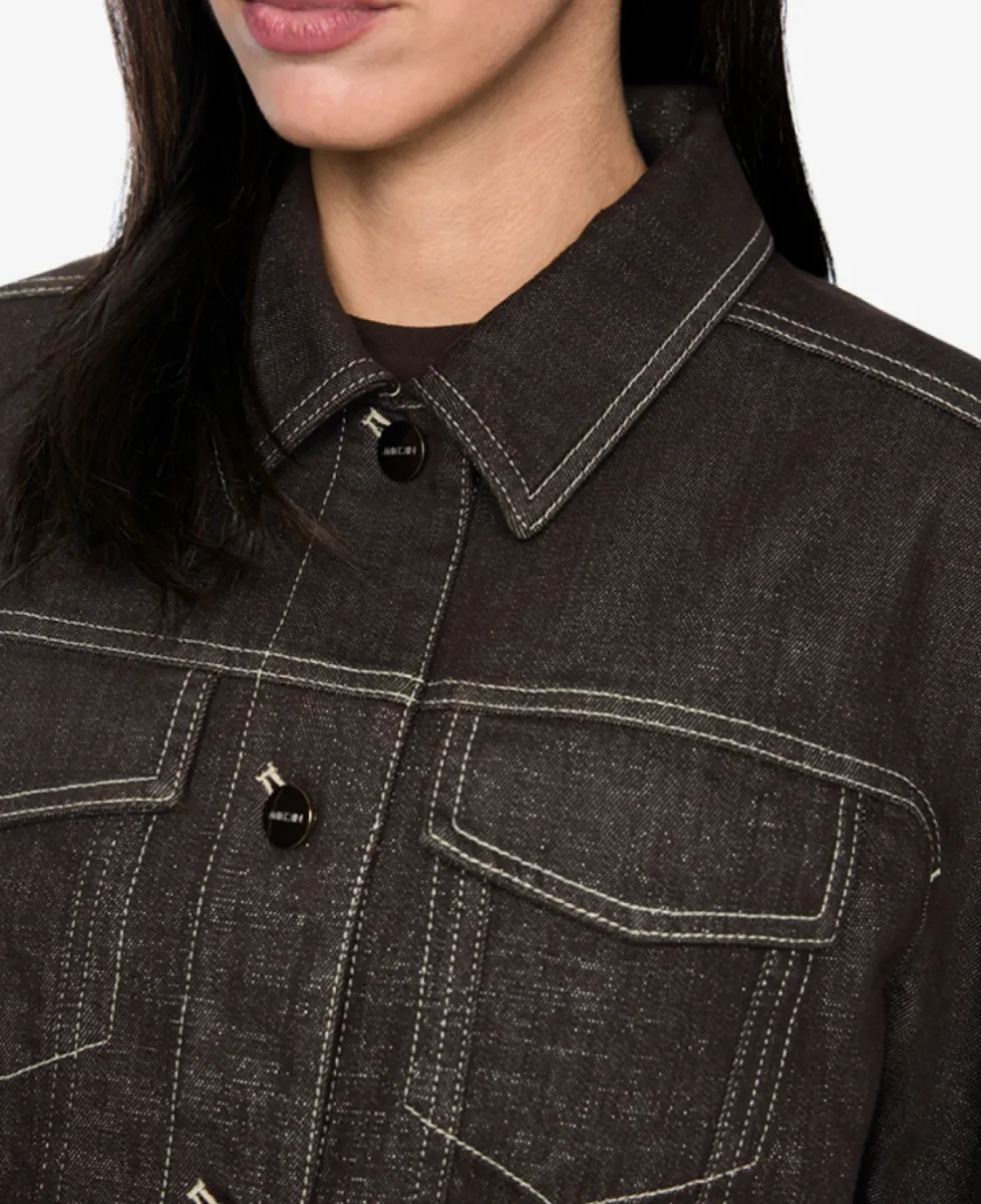 Marc Cain Collections Jacke - seal brown 5 Marc Cain Collections Marc Cain Collections Jacke - seal brown