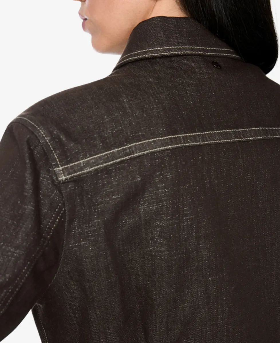 Marc Cain Collections Jacke - seal brown 6 Marc Cain Collections Marc Cain Collections Jacke - seal brown