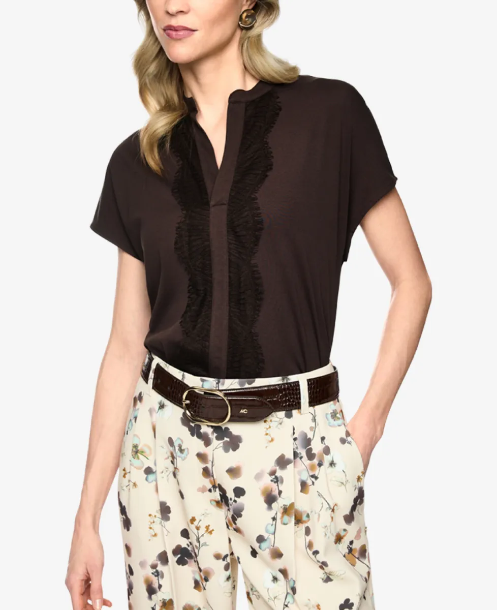 Marc Cain Collections T-Shirt - seal brown 3 Marc Cain Collections Marc Cain Collections T-Shirt - seal brown