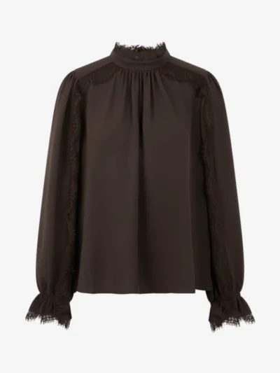 Marc Cain Collections Marc Cain Collections Bluse - seal brown