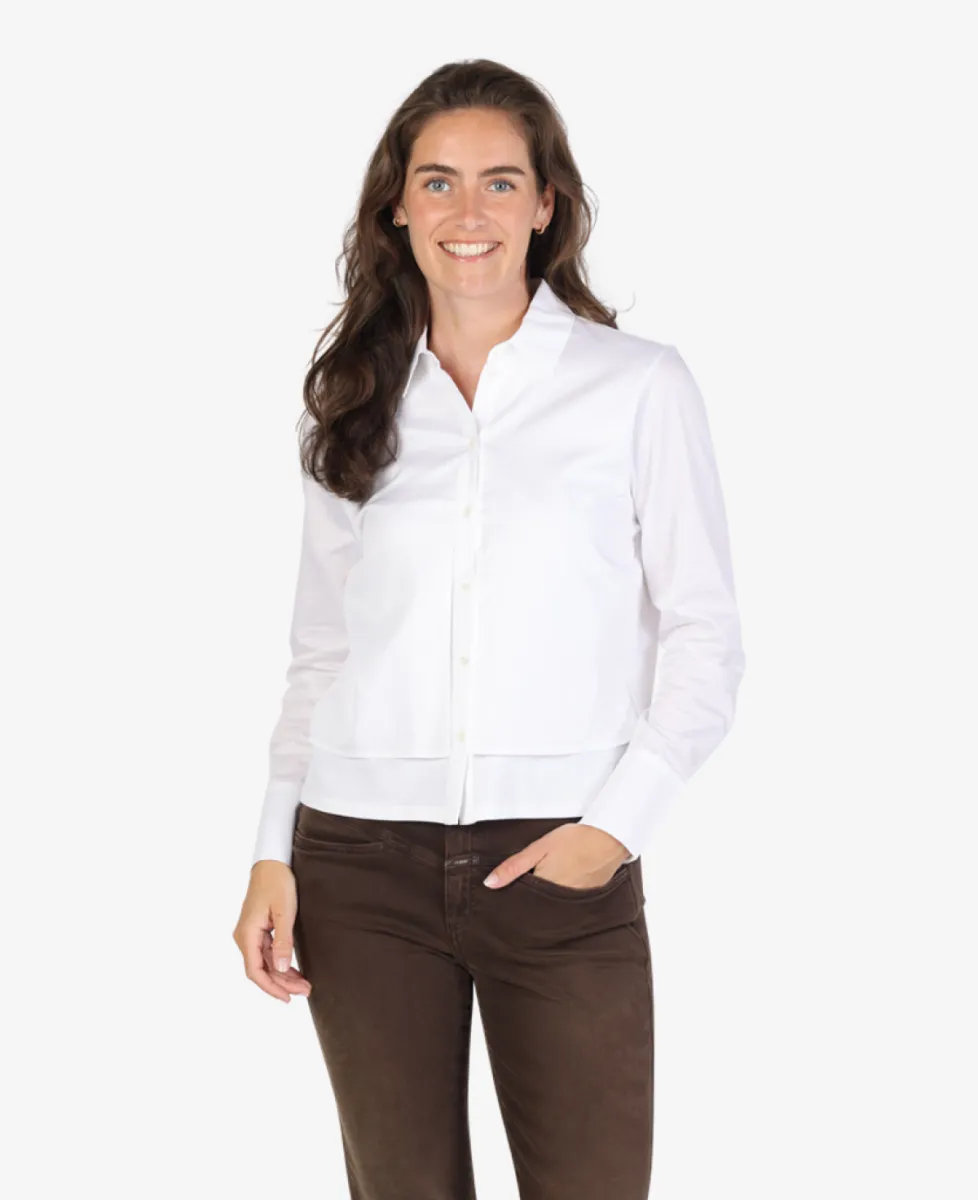 Marc Cain Collections Poloshirt - white 3 Marc Cain Collections Marc Cain Collections Poloshirt - white