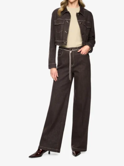 Marc Cain Collections Marc Cain Collections jeans WARRI - seal brown