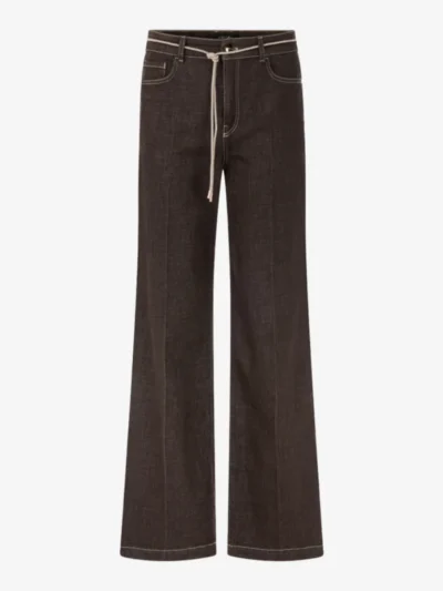 Marc Cain Collections Marc Cain Collections jeans WARRI - seal brown