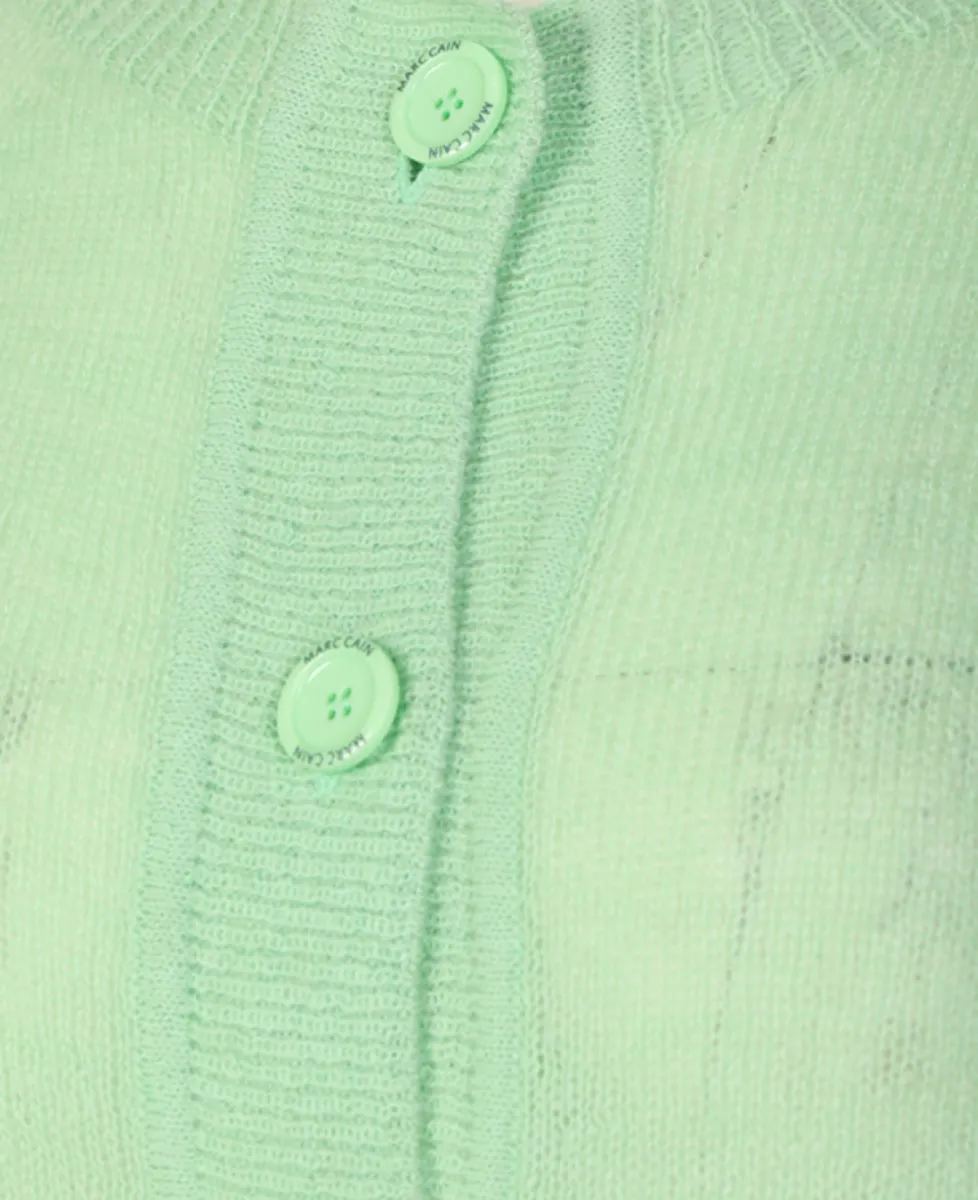 Marc Cain Sports cardigan - patina green 2 Marc Cain Sports Marc Cain Sports cardigan - patina green