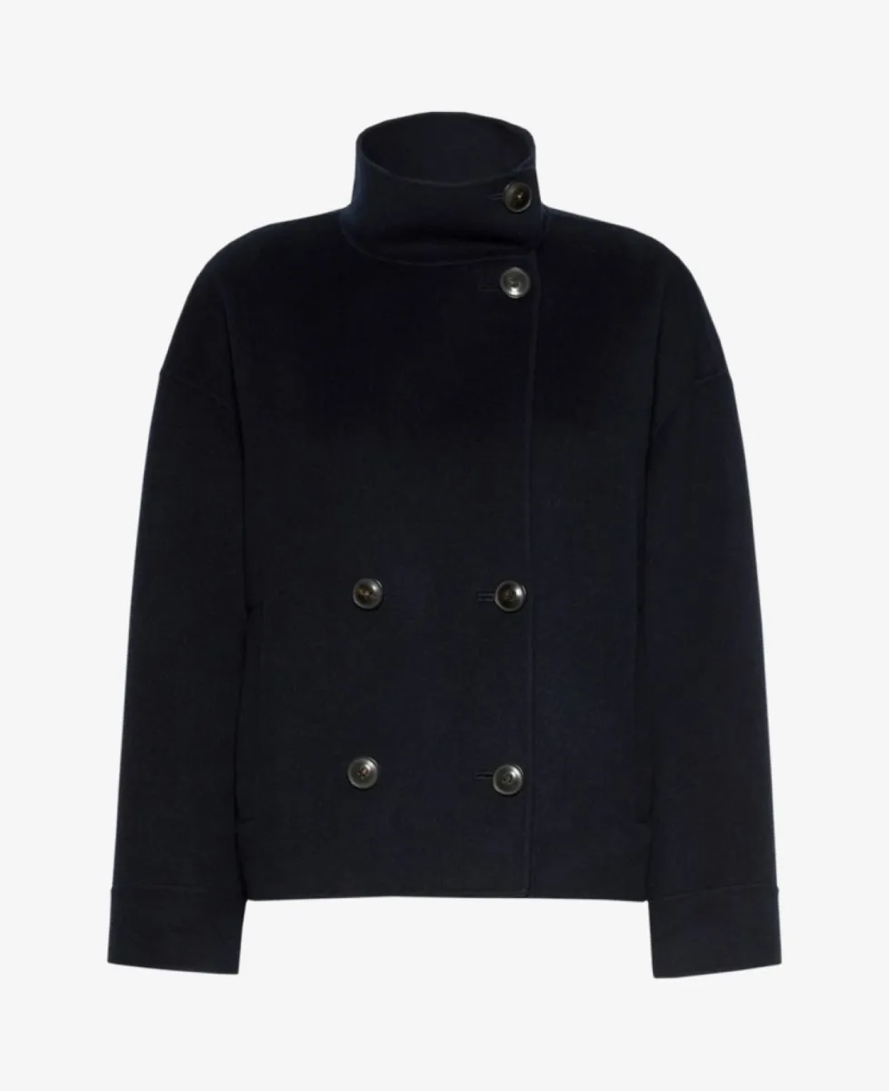 Max Mara Mantel - 006 Navy 1 Max Mara Max Mara Mantel - 006 Navy