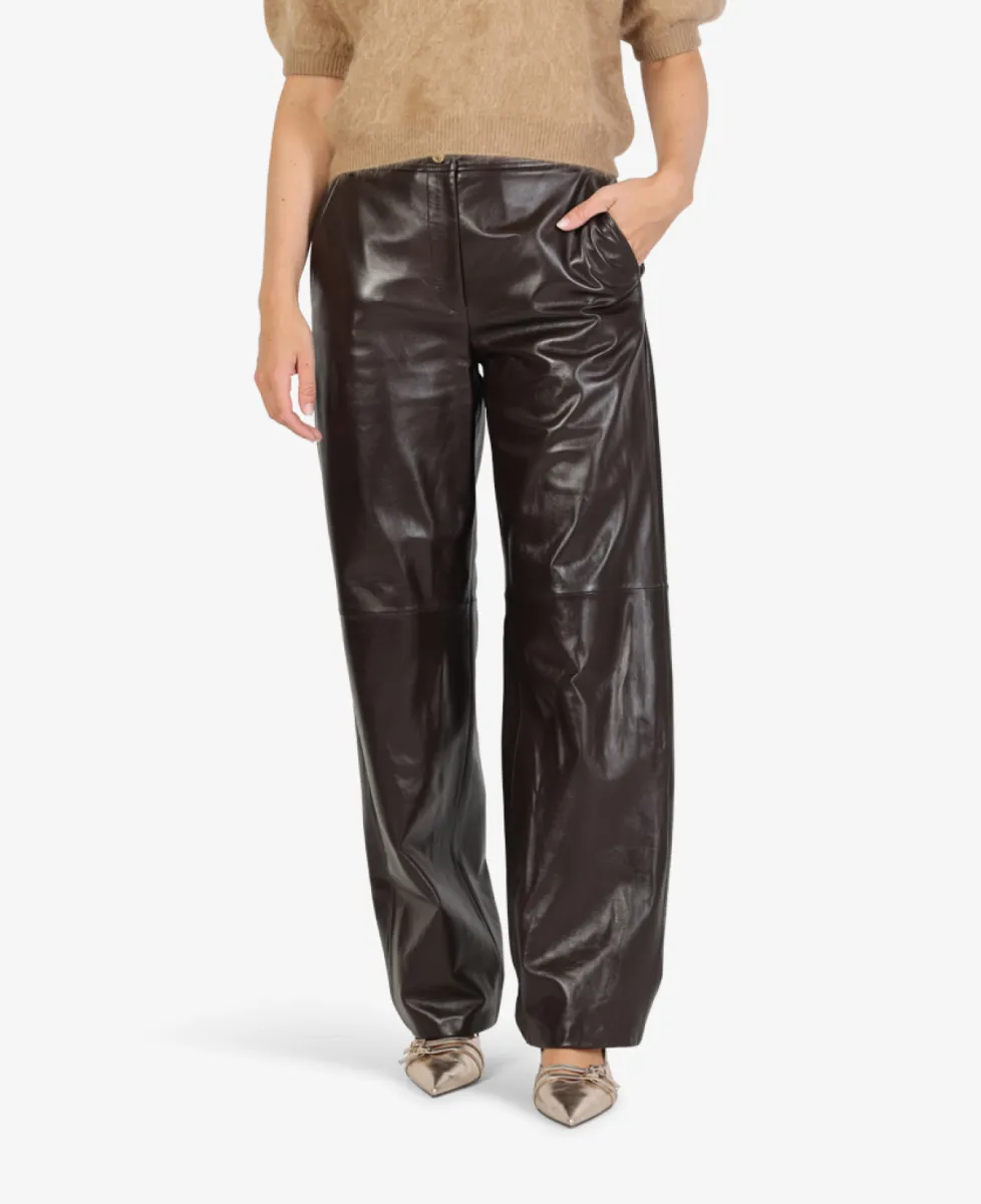 Max Mara Broek - 003 Brown 4 Max Mara Max Mara Broek - 003 Brown