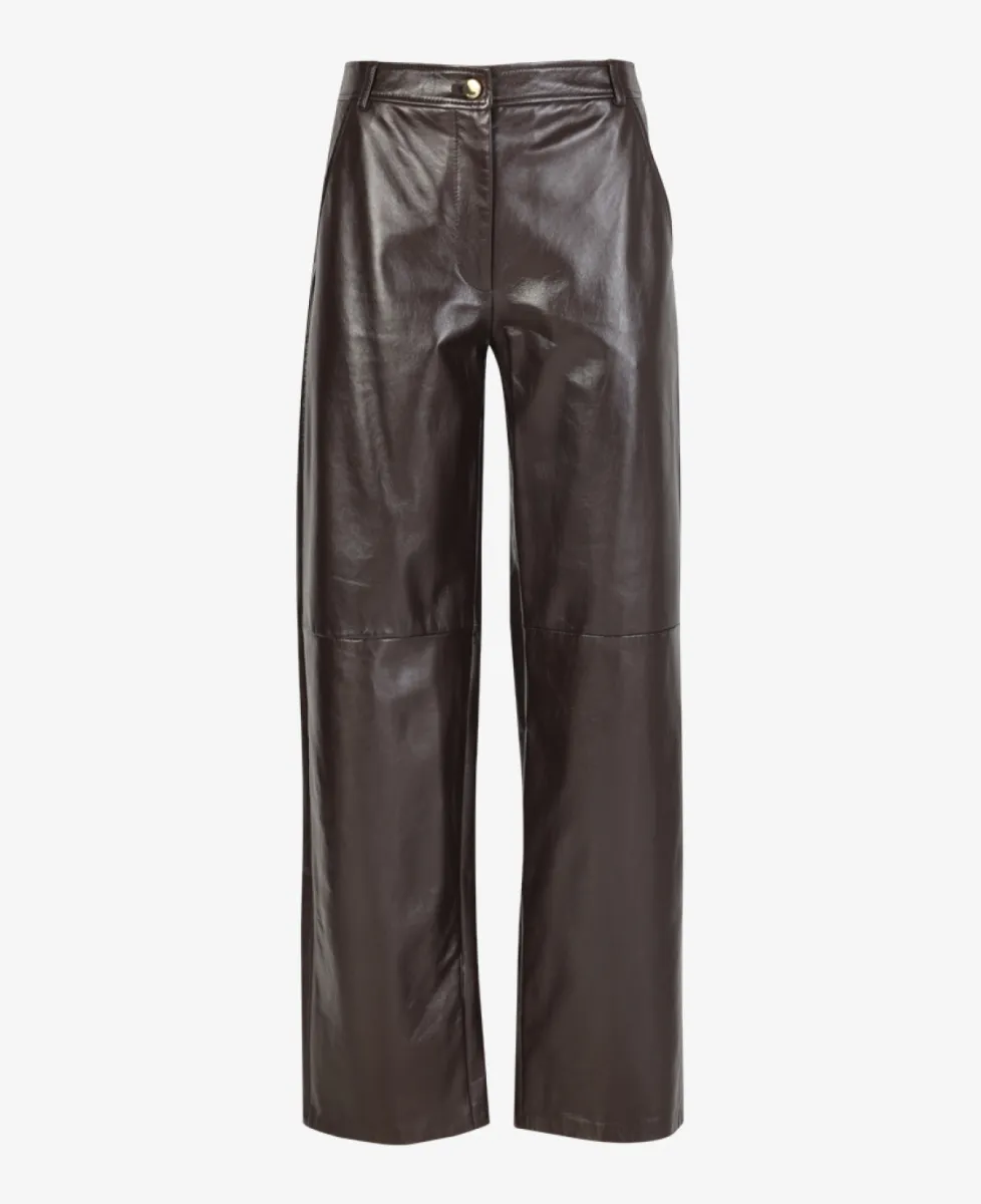 Max Mara Broek - 003 Brown 1 Max Mara Max Mara Broek - 003 Brown