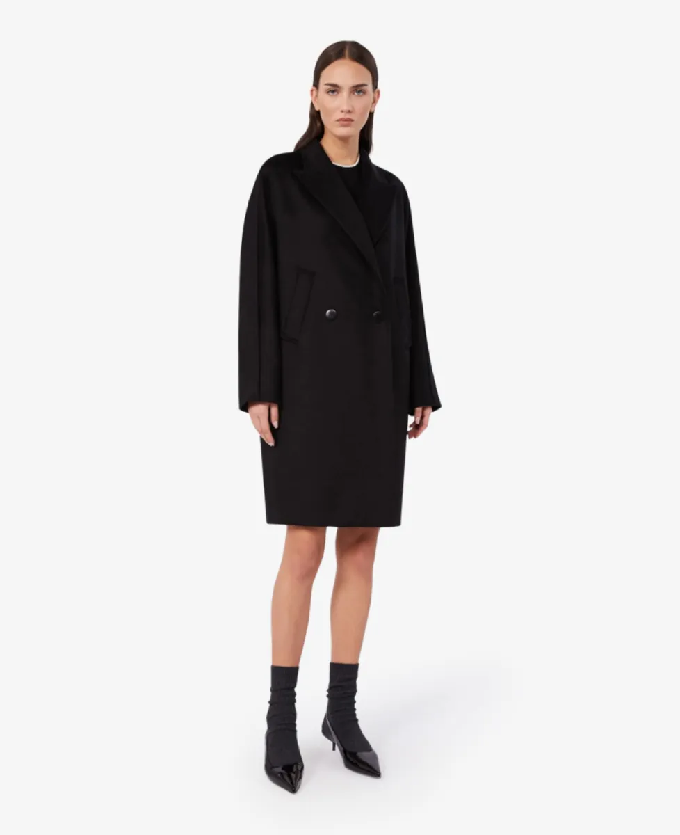 Max Mara Mantel - 013 Black 3 Max Mara Max Mara Mantel - 013 Black
