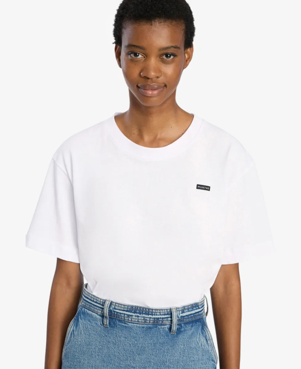 Munthe Tshirt km - 33 white 3 Munthe Munthe Tshirt km - 33 white