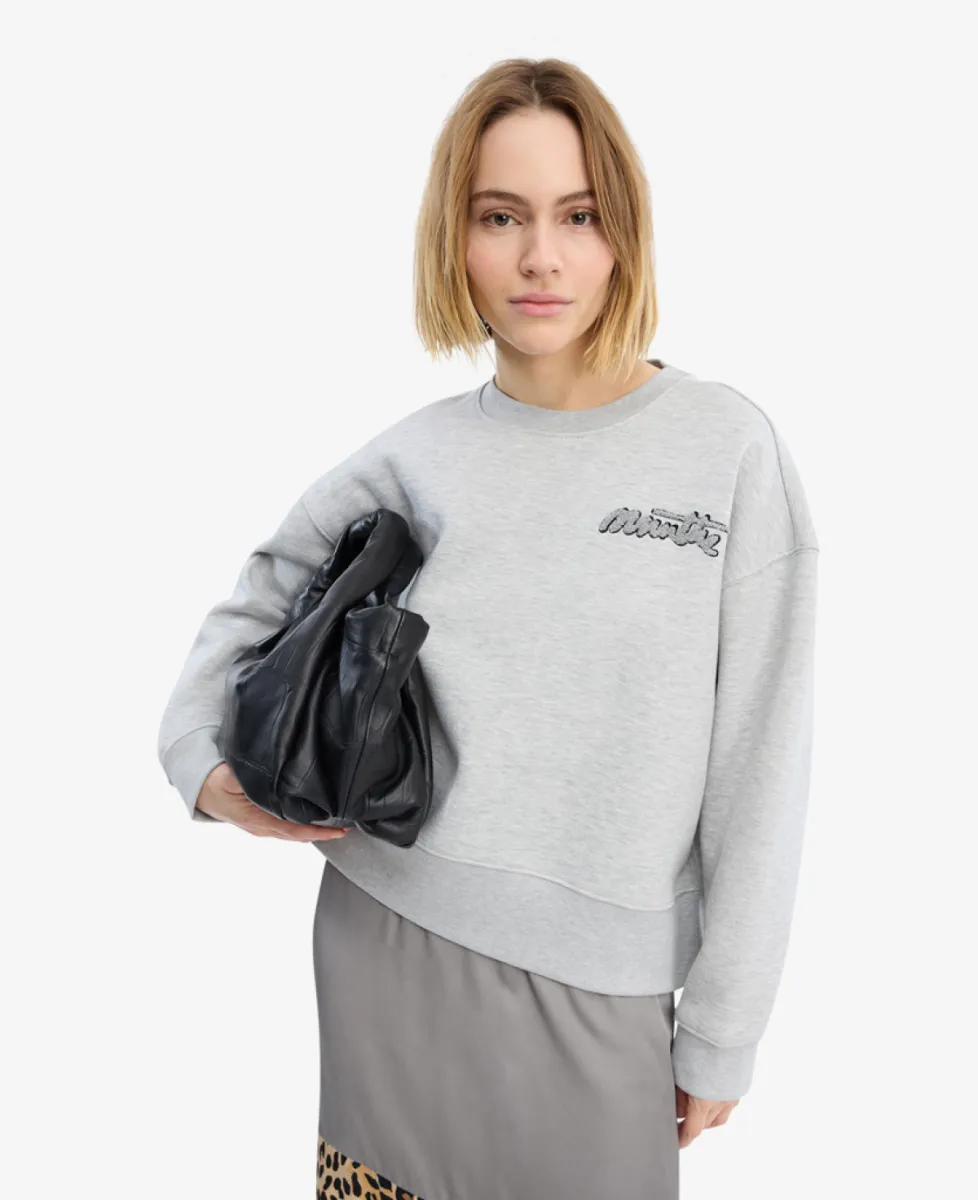 Munthe Sweater - 80 light grey 3 Munthe Munthe Sweater - 80 light grey