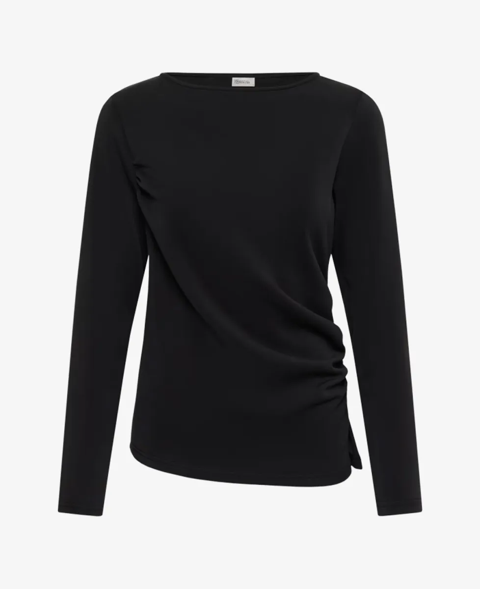 My Essential Wardrobe Blouse - 100031 Black 1 My Essential Wardrobe My Essential Wardrobe Blouse - 100031 Black