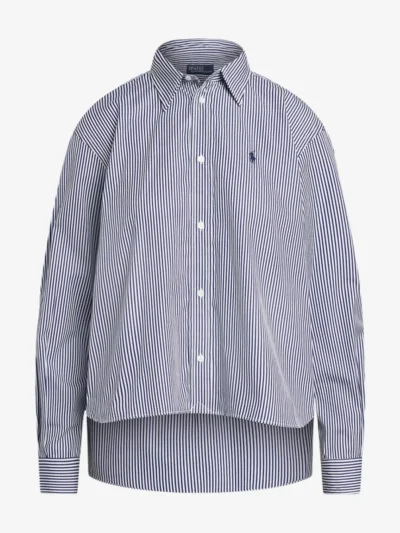 Ralph Lauren Ralph Lauren Blouse - 1322 WHITE/ FALL ROYAL