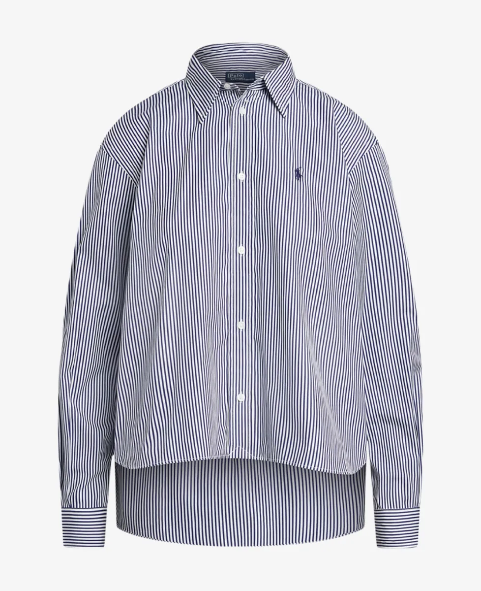 Ralph Lauren Blouse - 1322 WHITE/ FALL ROYAL 1 Ralph Lauren Ralph Lauren Blouse - 1322 WHITE/ FALL ROYAL