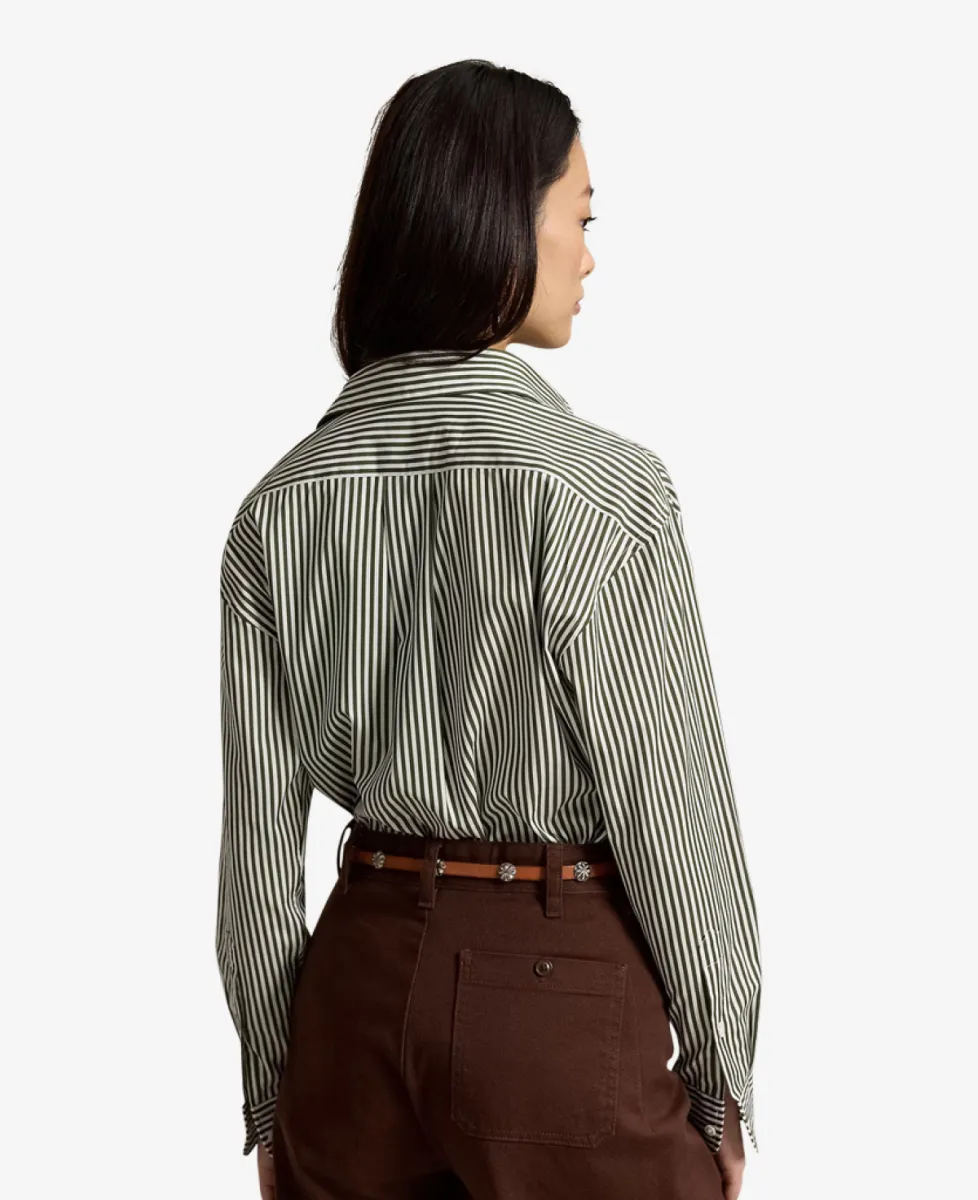 Ralph Lauren Blouse - 1936 CLASSIC DRAB-WHITE 5 Ralph Lauren Ralph Lauren Blouse - 1936 CLASSIC DRAB-WHITE