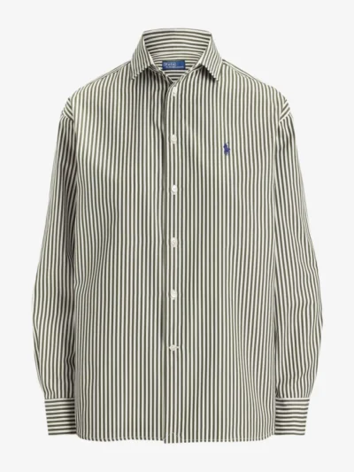 Ralph Lauren Ralph Lauren Blouse - 1936 CLASSIC DRAB-WHITE
