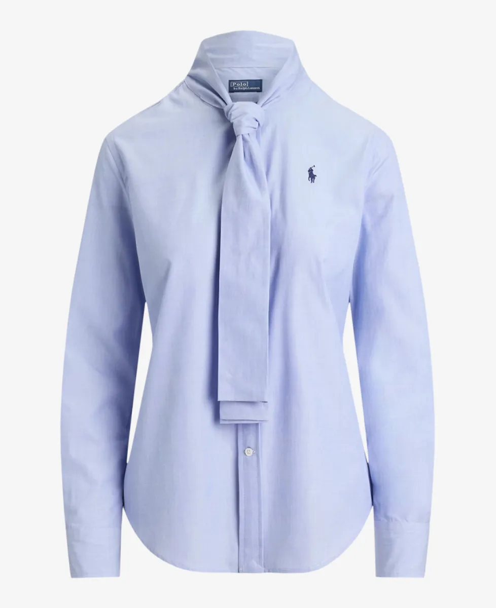 Ralph Lauren Blouse - MEDIUM BLUE 1 Ralph Lauren Ralph Lauren Blouse - MEDIUM BLUE