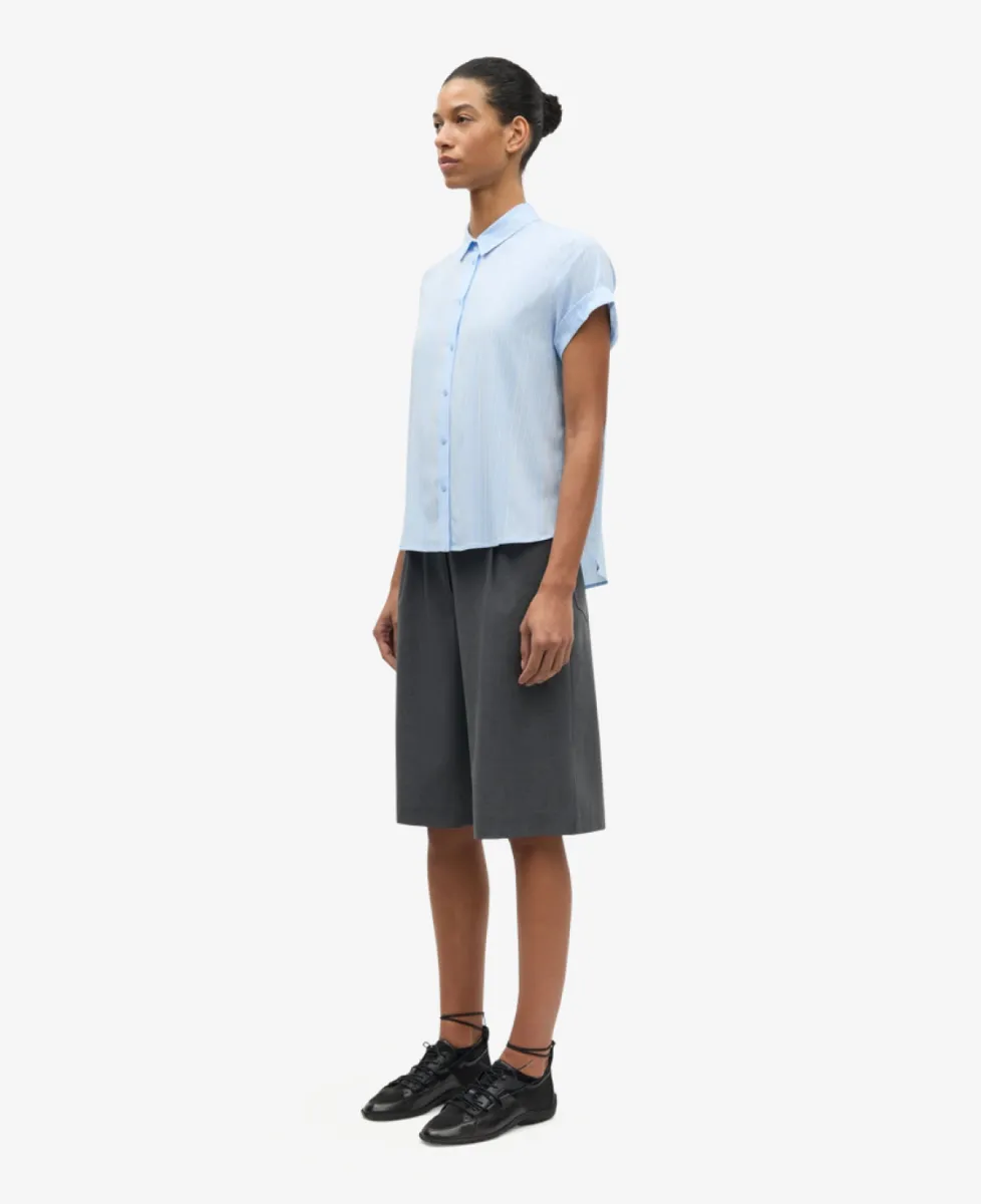 Samsoe Samsoe Bermuda - Grijs 5 Samsoe Samsoe Samsoe Samsoe Bermuda - Grijs