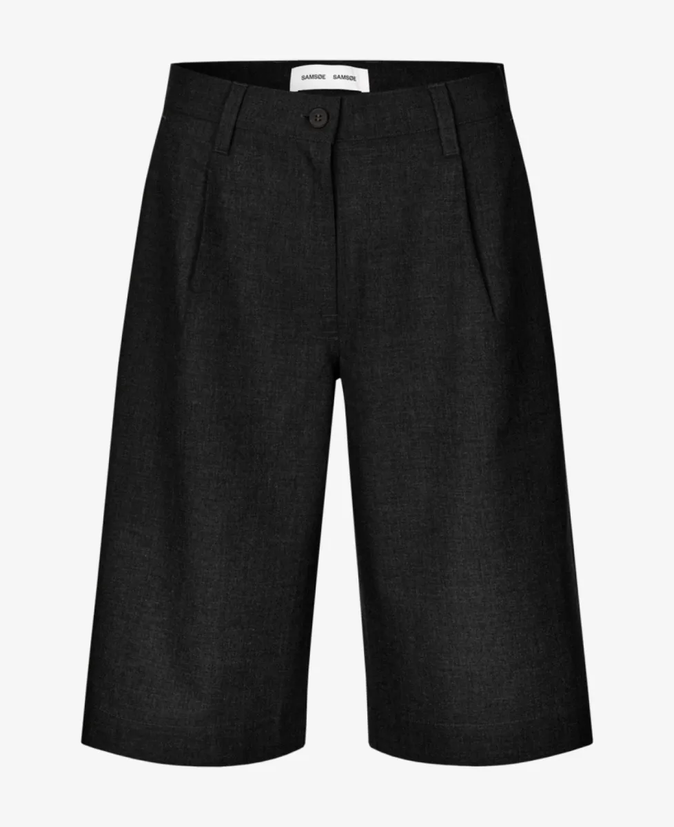 Samsoe Samsoe Bermuda - Grijs 1 Samsoe Samsoe Samsoe Samsoe Bermuda - Grijs