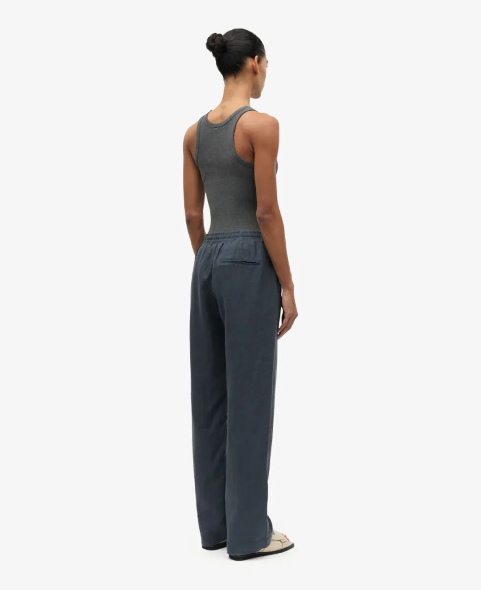 Samsoe Samsoe Broek - Middelblauw 4 Samsoe Samsoe Samsoe Samsoe Broek - Middelblauw