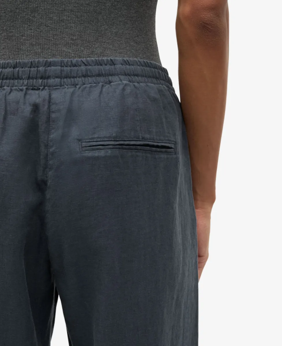 Samsoe Samsoe Broek - Middelblauw 5 Samsoe Samsoe Samsoe Samsoe Broek - Middelblauw
