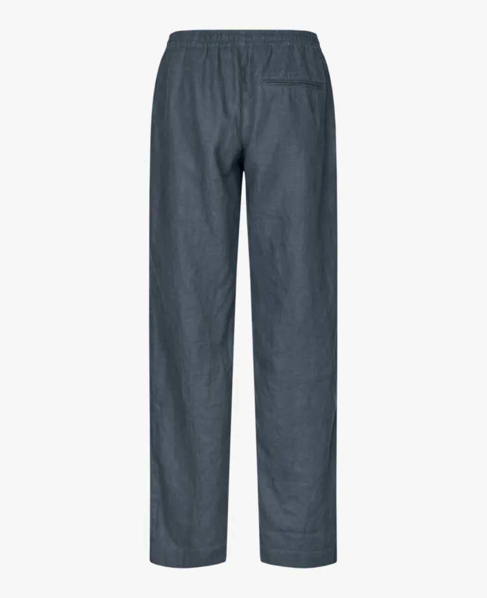 Samsoe Samsoe Broek - Middelblauw 6 Samsoe Samsoe Samsoe Samsoe Broek - Middelblauw