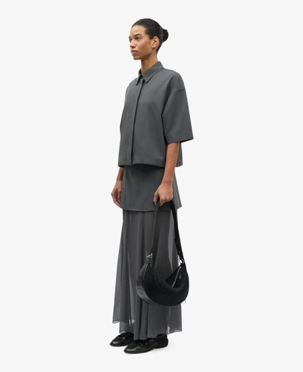 Samsoe Samsoe Blouse - Grijs 5 Samsoe Samsoe Samsoe Samsoe Blouse - Grijs