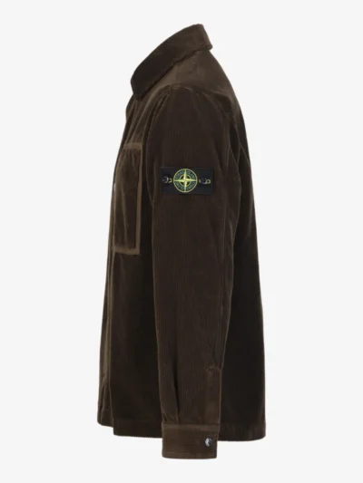 Stone Island Stone Island Overshirt rib - V0078 COAL GREY