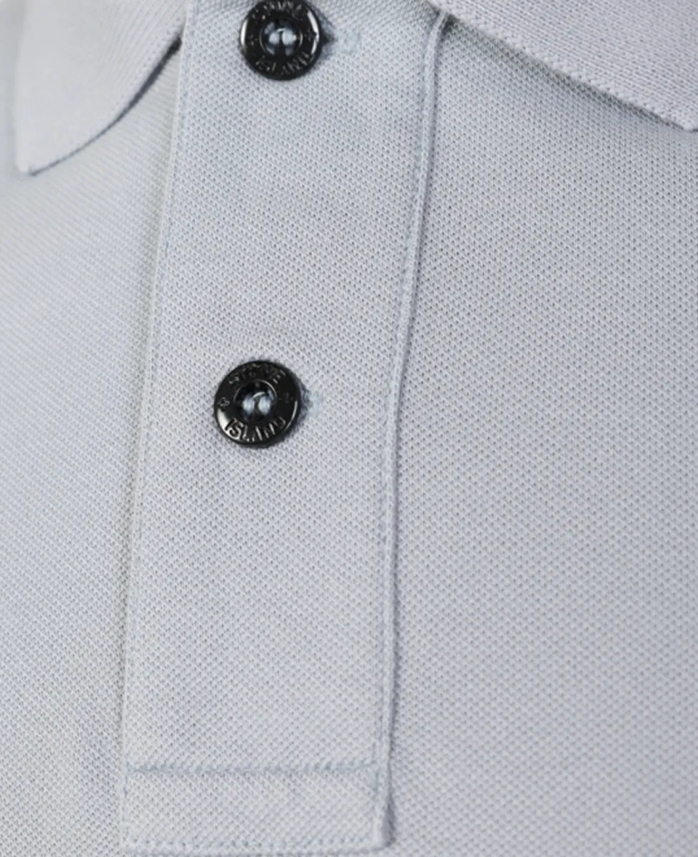 Stone Island Polo pique - V0049 ASH GREY 5 Stone Island Stone Island Polo pique - V0049 ASH GREY