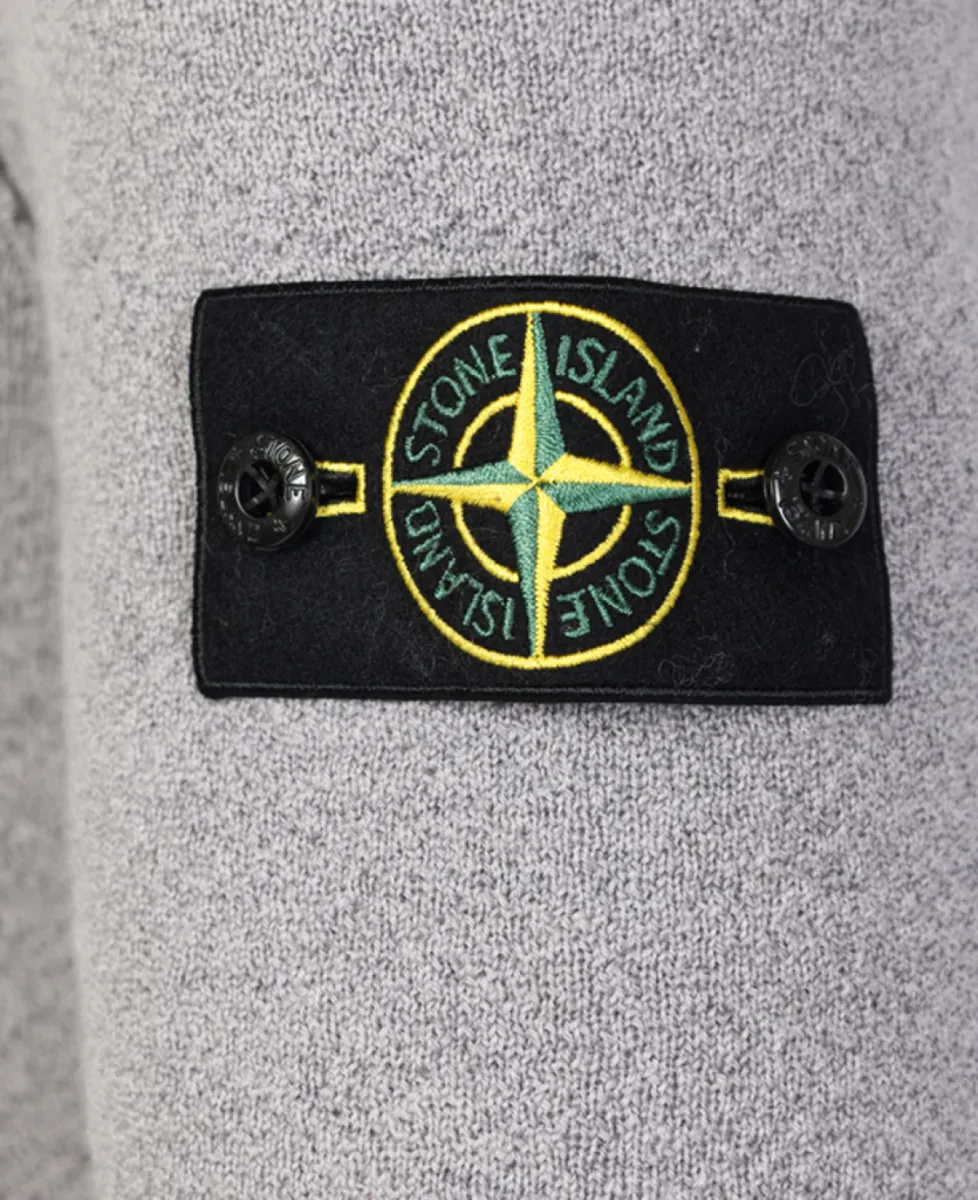 Stone Island Trui ronde hals - V0049 ASH GREY 3 Stone Island Stone Island Trui ronde hals - V0049 ASH GREY