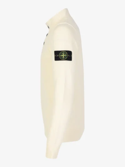 Stone Island Stone Island Trui half zip - V0093 IVORY