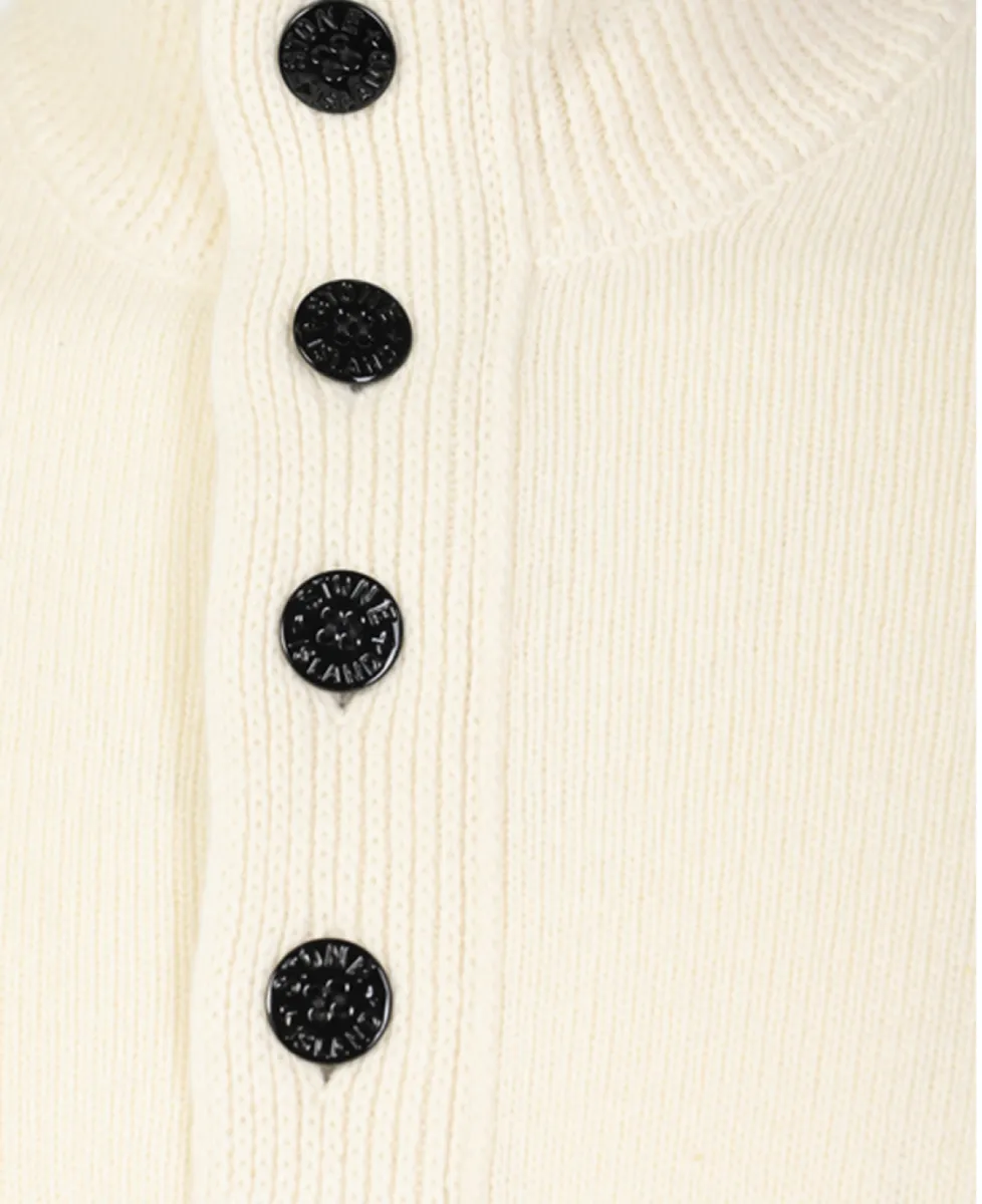 Stone Island Trui half zip - V0093 IVORY 4 Stone Island Stone Island Trui half zip - V0093 IVORY