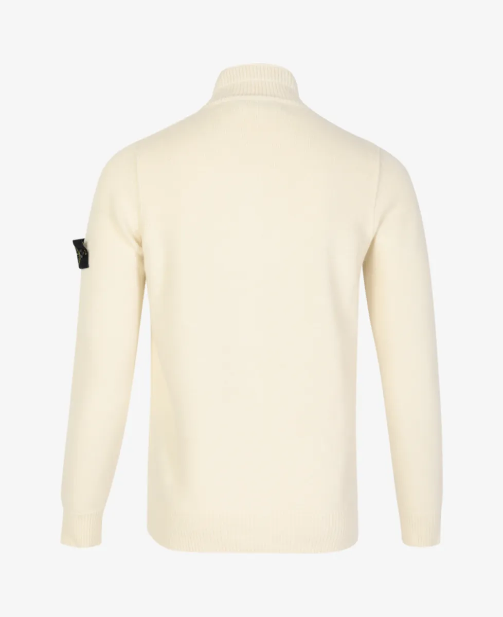 Stone Island Trui half zip - V0093 IVORY 7 Stone Island Stone Island Trui half zip - V0093 IVORY