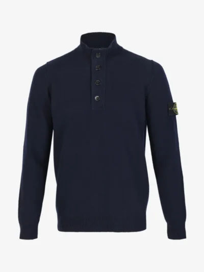 Stone Island Stone Island Trui half zip - V0020 NAVY BLUE