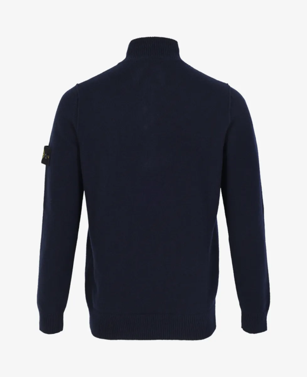Stone Island Trui half zip - V0020 NAVY BLUE 6 Stone Island Stone Island Trui half zip - V0020 NAVY BLUE
