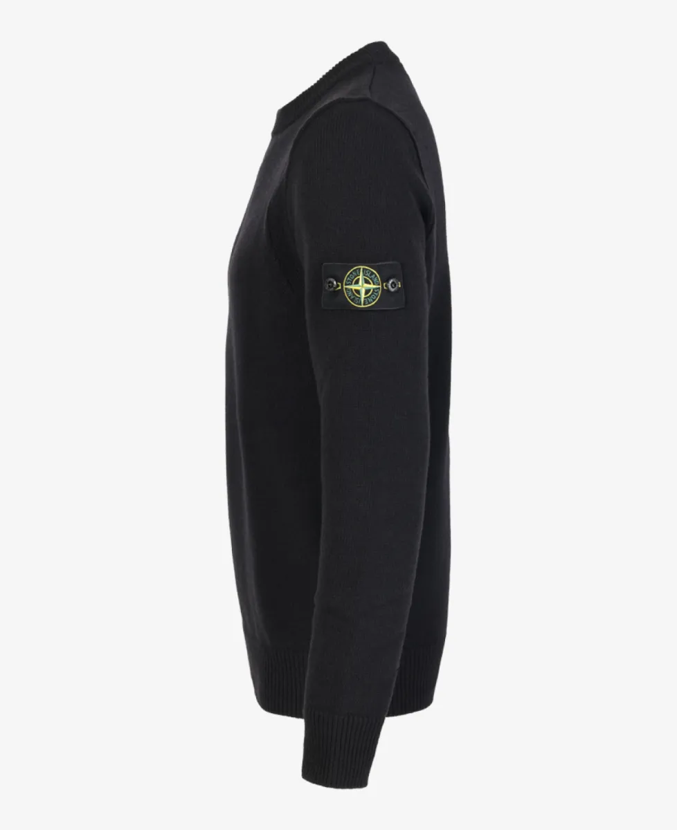 Stone Island Trui gebreid ronde hals - V0029 BLACK 2 Stone Island Stone Island Trui gebreid ronde hals - V0029 BLACK