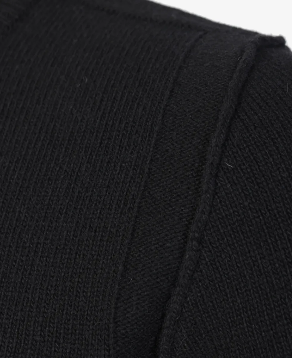 Stone Island Trui gebreid ronde hals - V0029 BLACK 5 Stone Island Stone Island Trui gebreid ronde hals - V0029 BLACK