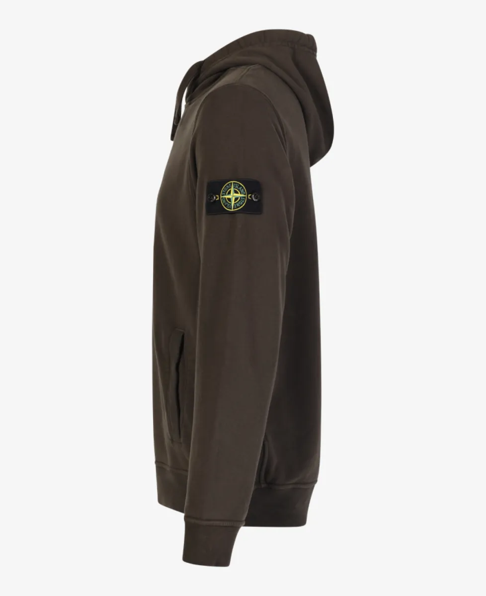 Stone Island Hoodie katoen - V0078 COAL GREY 5 Stone Island Stone Island Hoodie katoen - V0078 COAL GREY