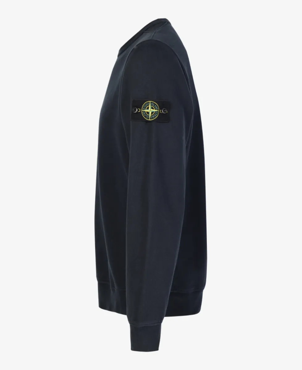 Stone Island Sweater katoen - V0020 NAVY BLUE 2 Stone Island Stone Island Sweater katoen - V0020 NAVY BLUE