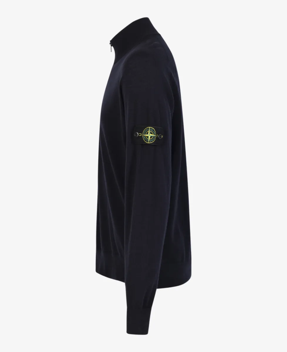 Stone Island Half zip trui - V0020 Navy blue 2 Stone Island Stone Island Half zip trui - V0020 Navy blue
