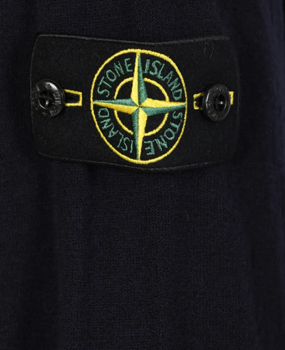 Stone Island Half zip trui - V0020 Navy blue 4 Stone Island Stone Island Half zip trui - V0020 Navy blue