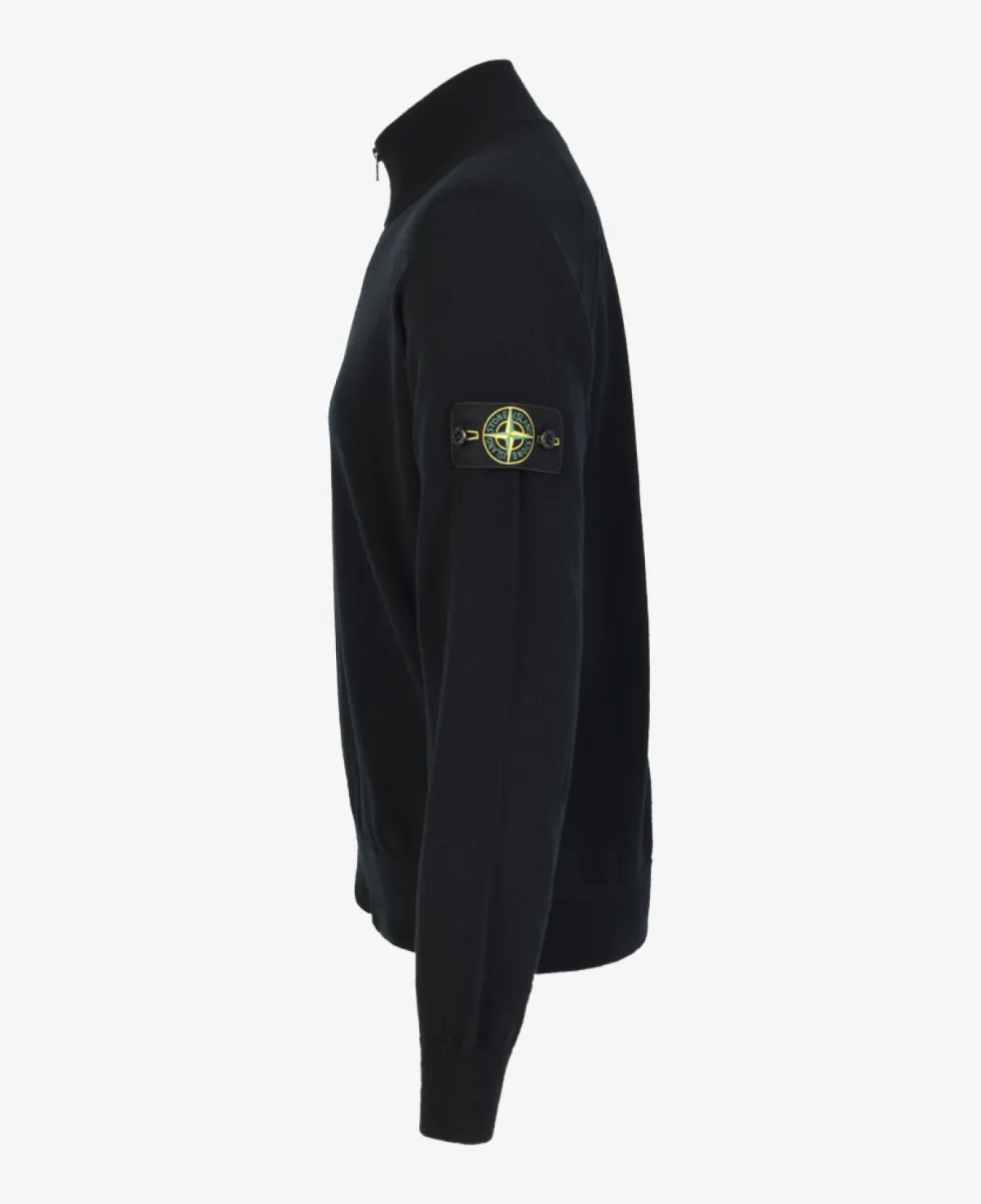 Stone Island Half zip trui - V0029 BLACK 2 Stone Island Stone Island Half zip trui - V0029 BLACK