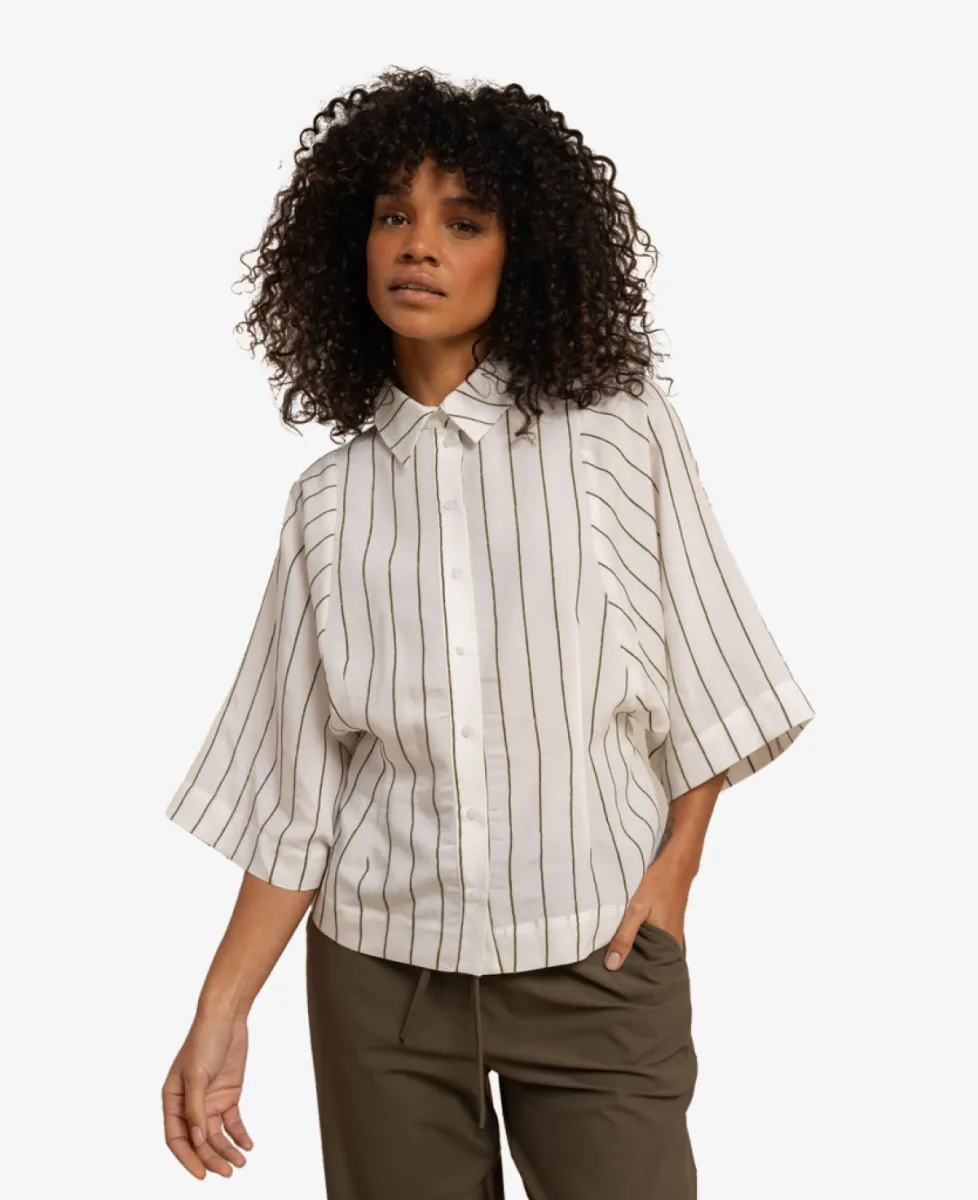 Studio Anneloes Blouse - 1174 offwhite/new army 3 Studio Anneloes Studio Anneloes Blouse - 1174 offwhite/new army