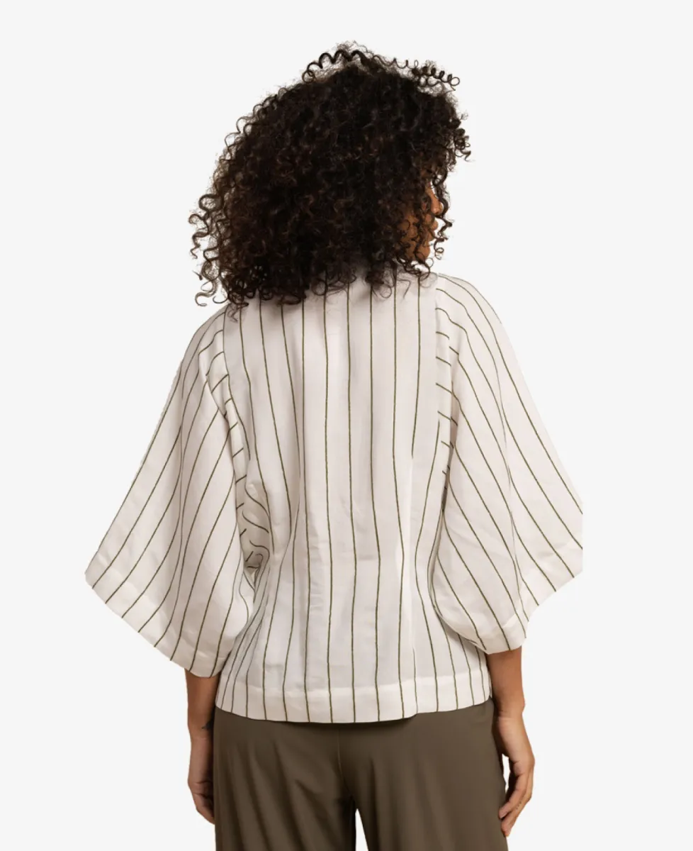 Studio Anneloes Blouse - 1174 offwhite/new army 5 Studio Anneloes Studio Anneloes Blouse - 1174 offwhite/new army