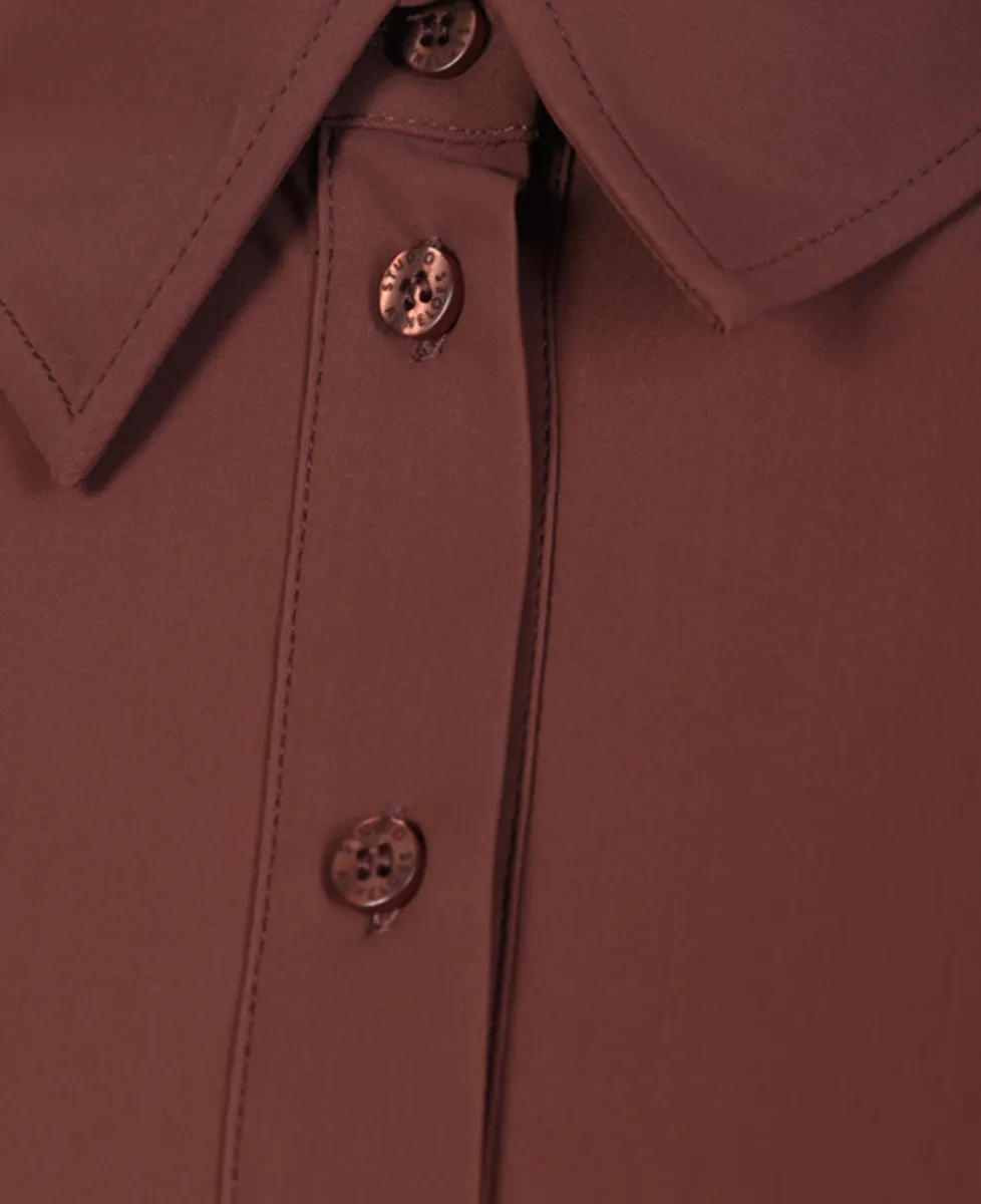 Studio Anneloes Blouse - 8600 chestnut 2 Studio Anneloes Studio Anneloes Blouse - 8600 chestnut