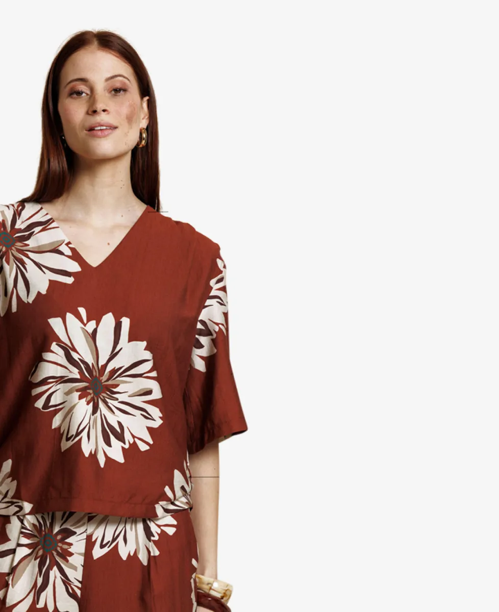 Studio Anneloes Top km - 3301 rust 3 Studio Anneloes Studio Anneloes Top km - 3301 rust