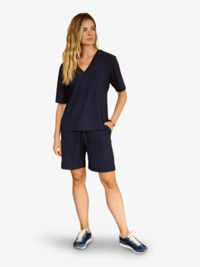 Studio Anneloes Studio Anneloes broeken 94774 citty bermuda Blauw
